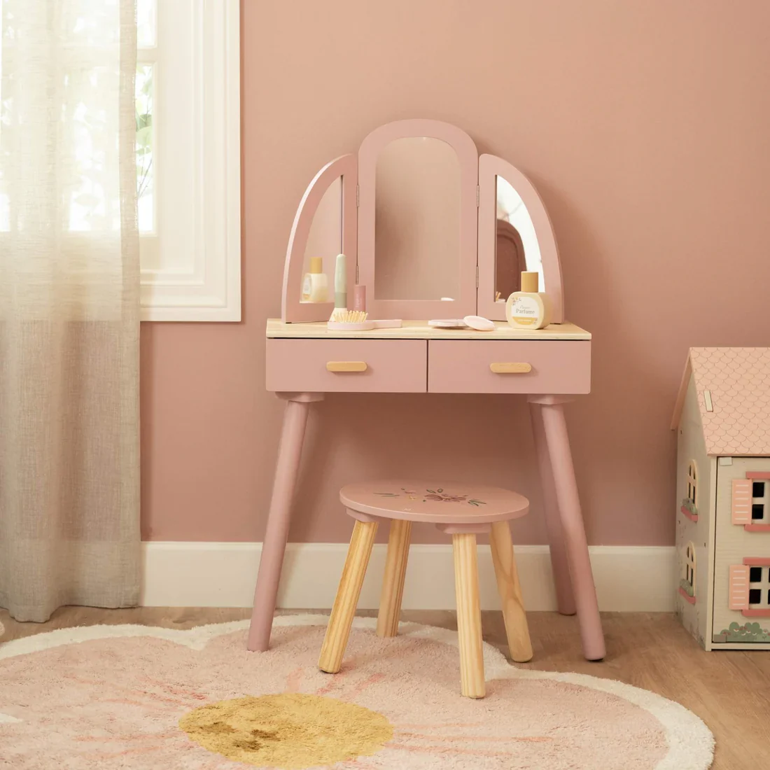 Little Dutch Large Wooden Vanity Table - Image 3