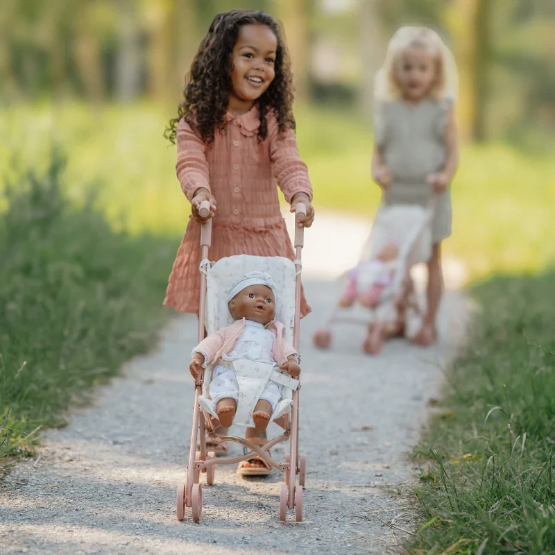 Little Dutch Metal Doll Stroller - Pink - Image 11