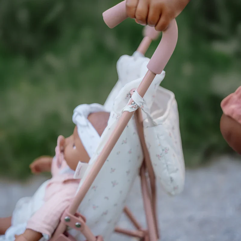Little Dutch Metal Doll Stroller - Pink - Image 12