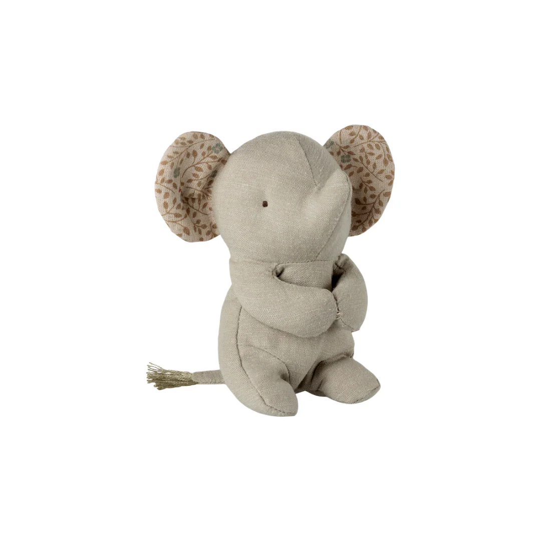 Maileg Lullaby friends, Elephant, Mini - Iron grey - Image 4