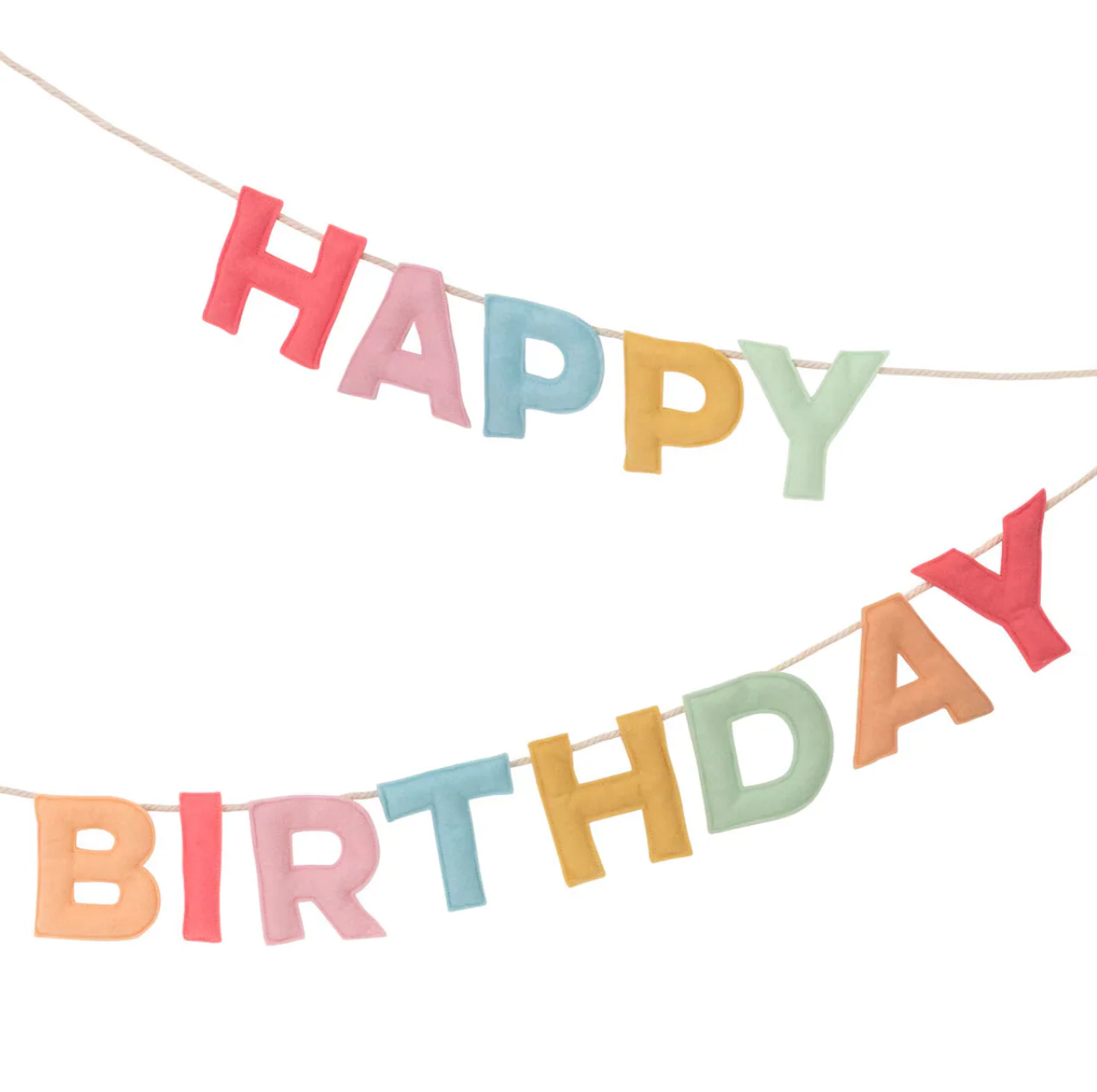 Meri Meri Felt Happy Birthday Garland - Image 5