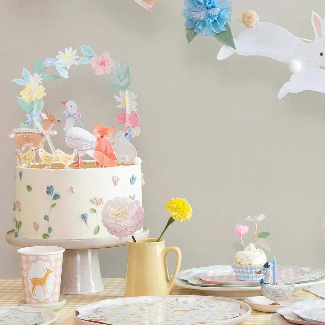 Meri Meri Little Animals Cake Toppers (x 8) - Image 4