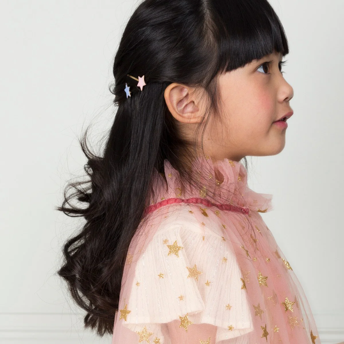 Meri Meri Pink Star Tulle Cape - Image 10