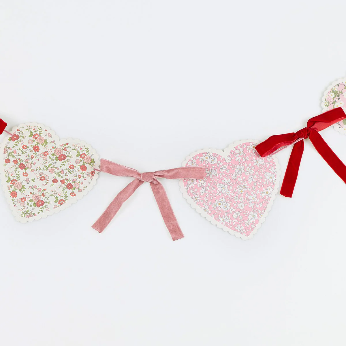 Meri Meri x Liberty Heart Garland - Image 5