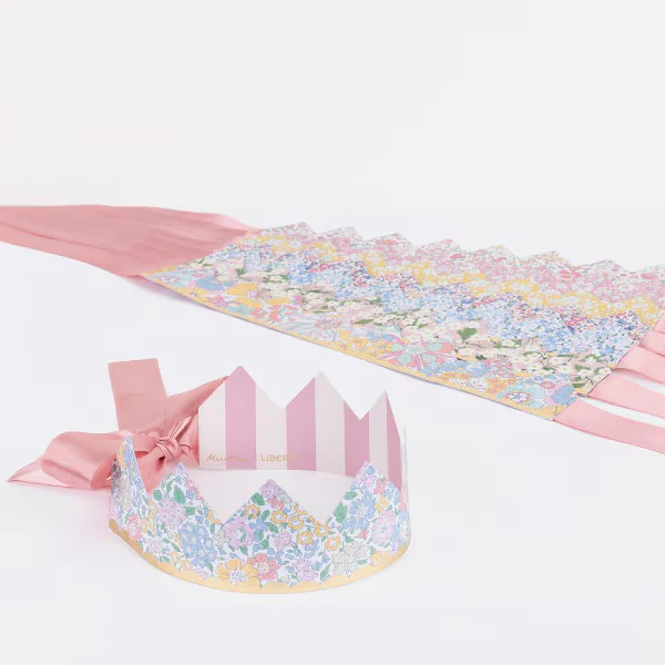 Meri Meri x Liberty Party Crowns ( 8 pack ) - Image 4