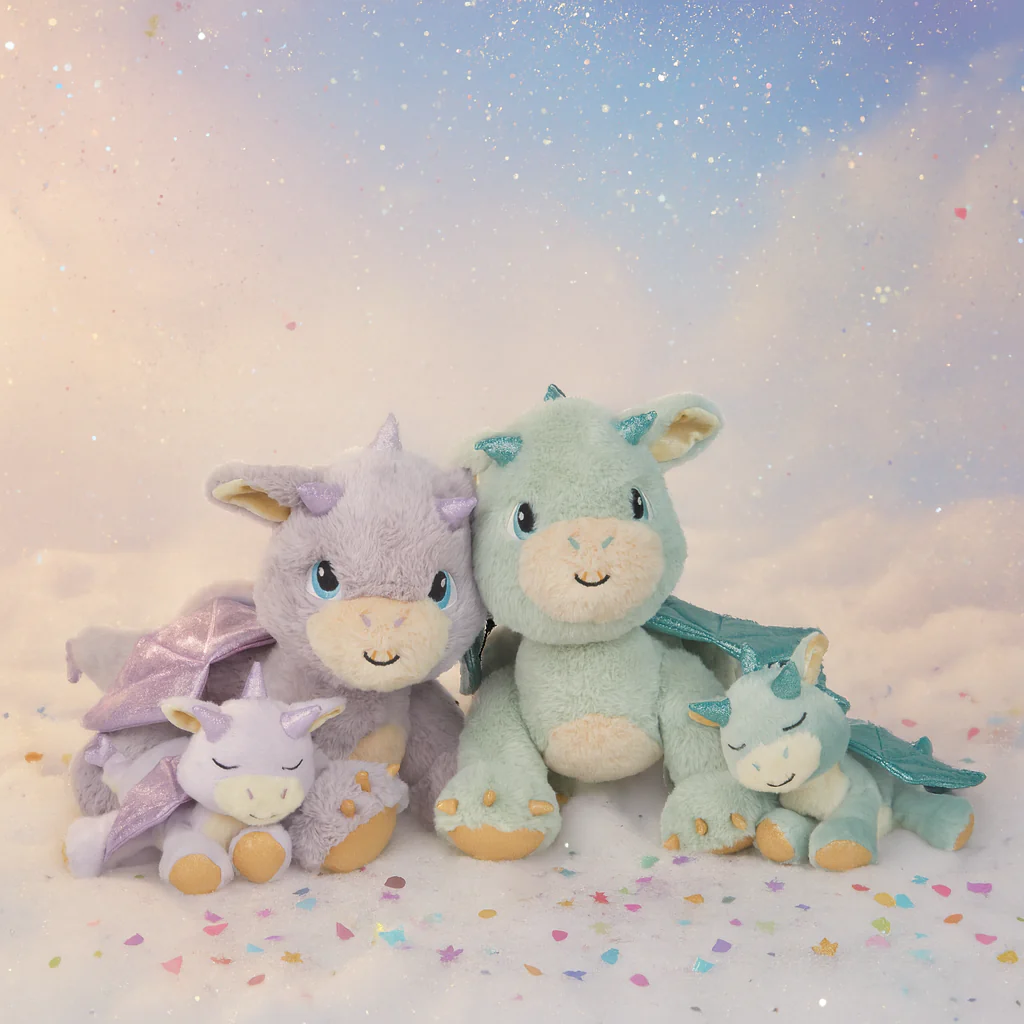 Olli Ella Binky Baby Dragon - Misty Lavender - Image 3