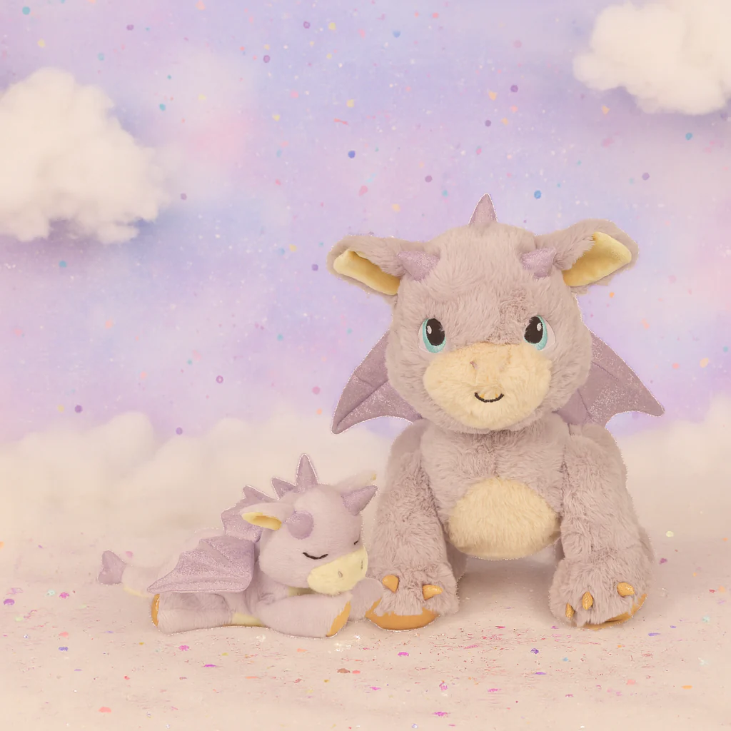 Olli Ella Binky Baby Dragon - Misty Lavender - Image 5