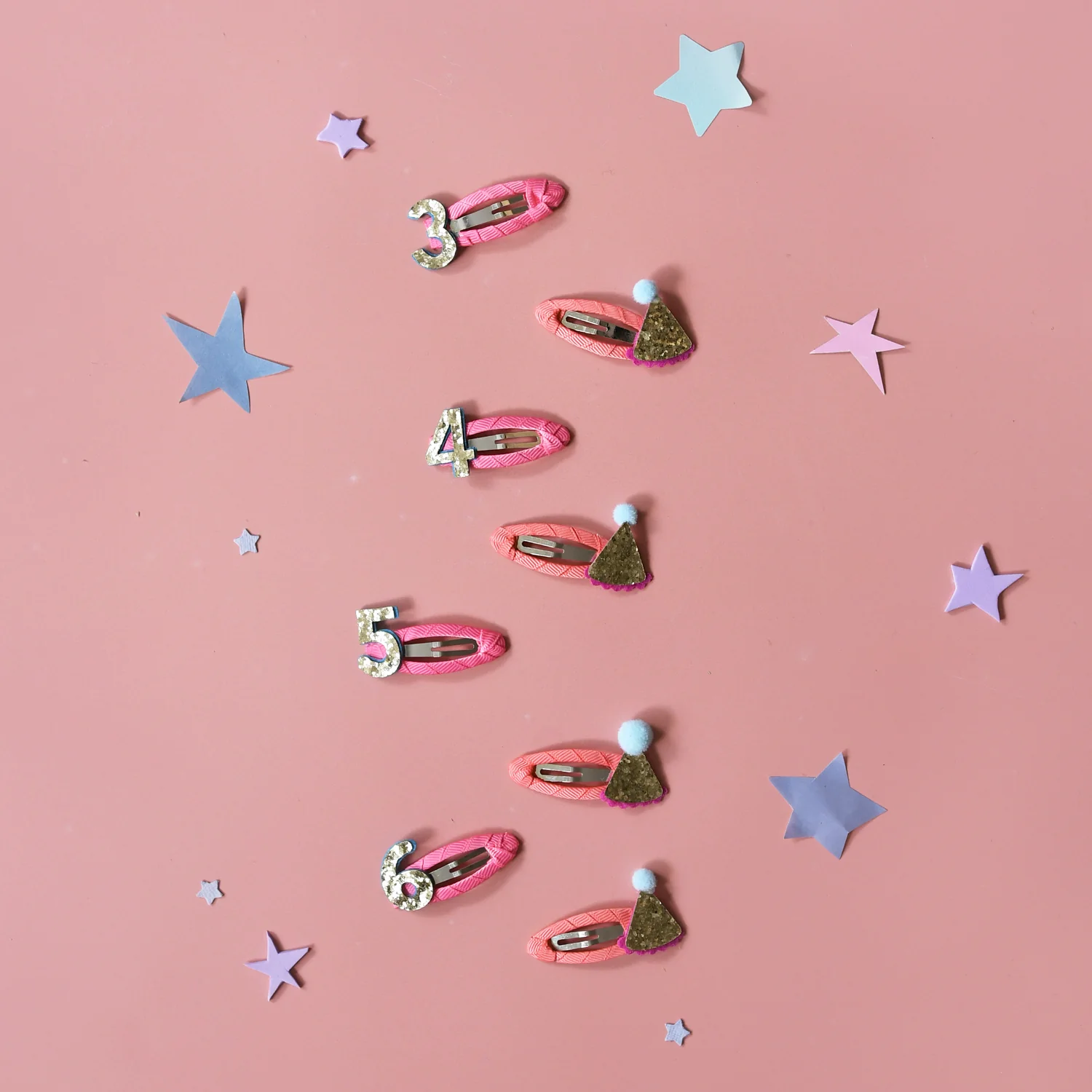 Rockahula Birthday Glitter Clips - Age 6 - Image 4