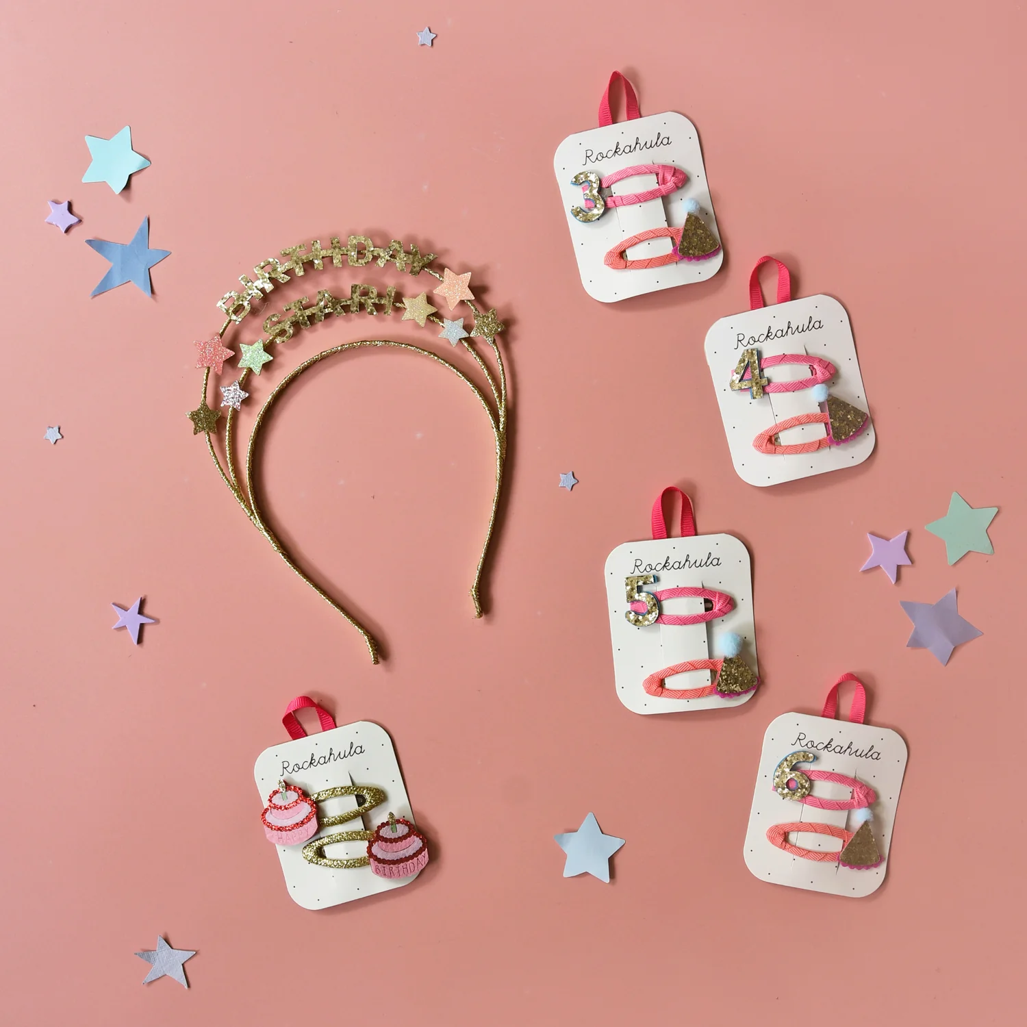 Rockahula Birthday Glitter Clips - Age 6 - Image 5