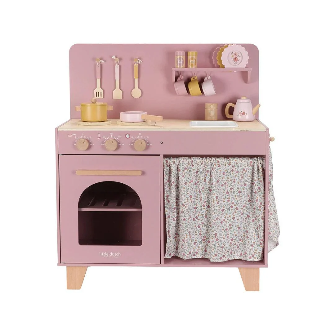 Little Dutch Wooden play kitchen Pink Limited Edition - Image 8
